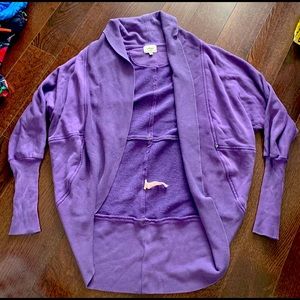 Wilfred aritzia Diderot purple sweater xxs